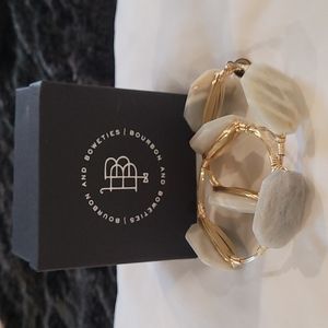 Bourbon and Boweties 2 Gray Neutral Square Bangles